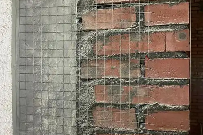 新砌墙体加不锈钢丝