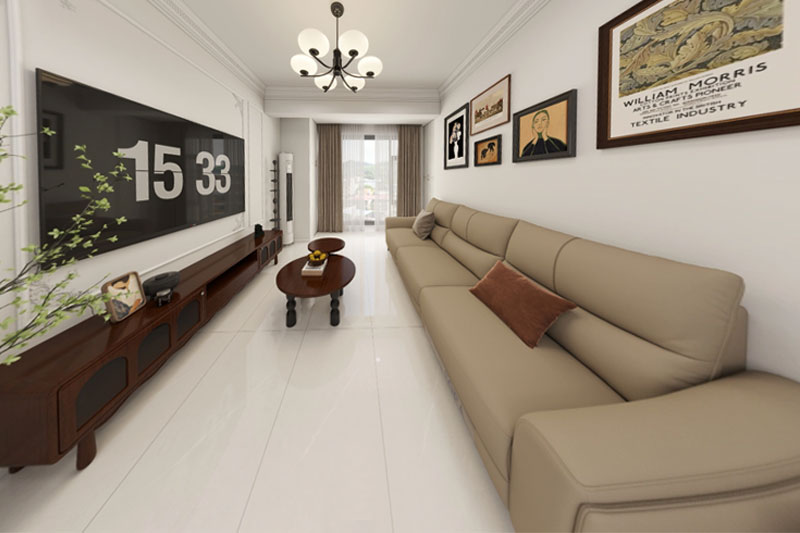 重庆中建光屿装修现代简约三室两