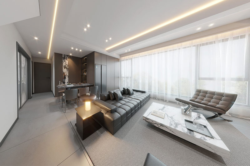 重庆巴南滨江星城四期装修意式风