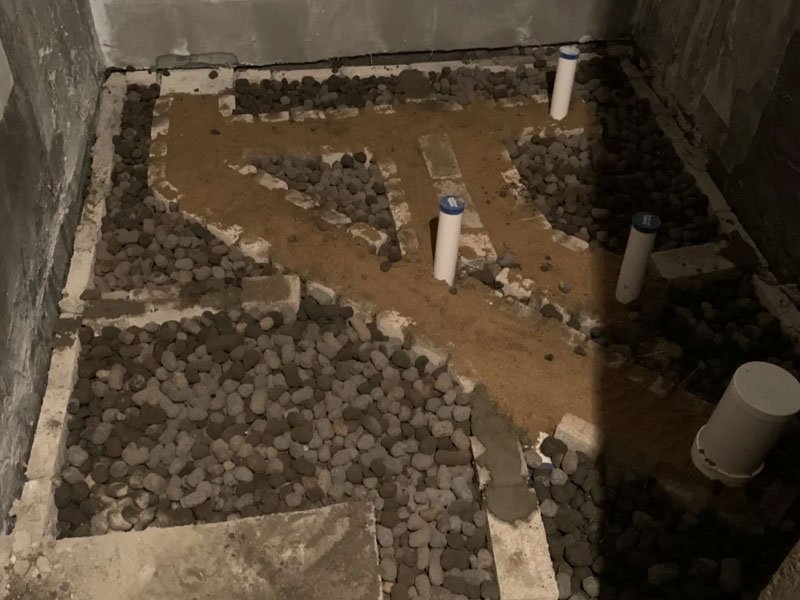 卫生间沉箱下水管保护