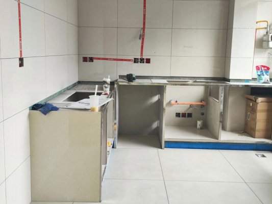 厨房砖夹灶台细节｜耐用不开裂、不发霉、不藏污的施工标准